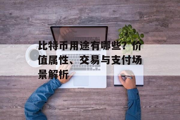 比特币用途有哪些?价值属性、交易与支付场景解析 比特币用途有哪些?价值属性、交易与支付场景解析